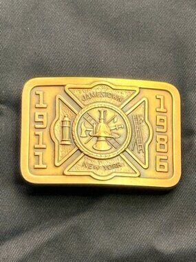 Jamestown NY Fire Department Belt Buckle